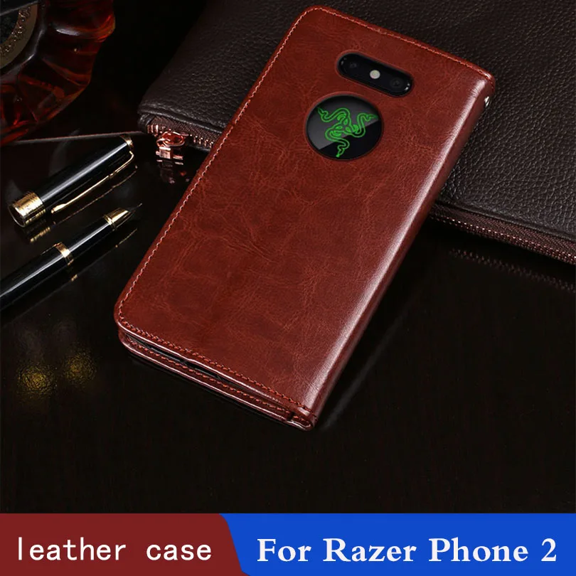 Чехлы для телефона razer 2 чехол флип смартфона кожаный бампер Винтажный кошелек