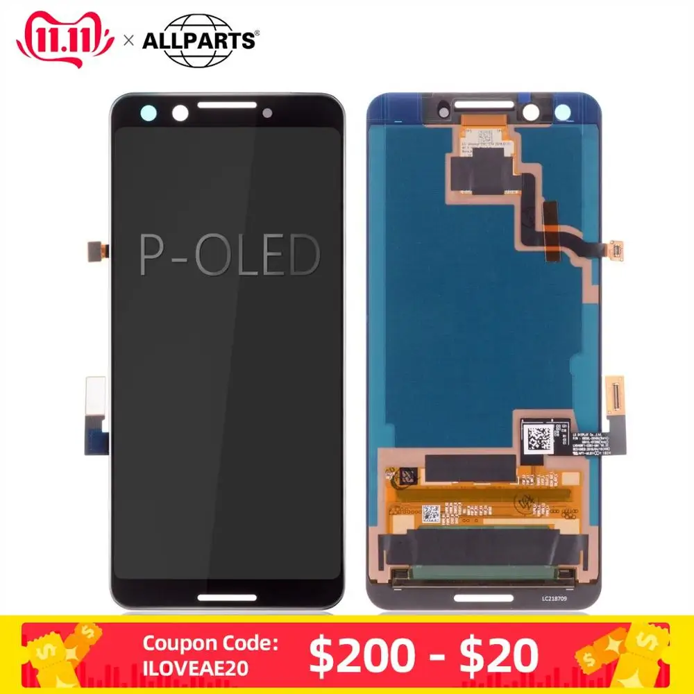 Оригинальный ЖК дисплей для HTC Google Pixel 3 экран сенсорный Pixel3 запасные части|Экраны