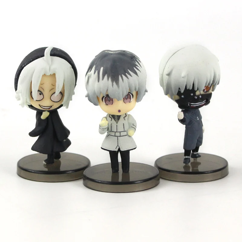 

6cm 6pcs/lot Tokyo Ghoul Figure Toy Kaneki Ken Takizawa Juuzou Uta Furuta Haise Sasaki Anime Model Dolls
