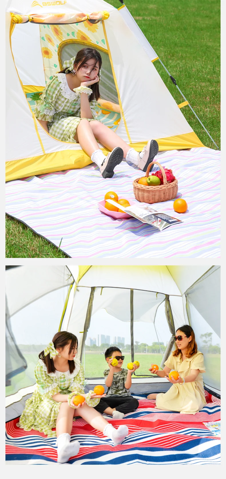 

Portable Large Camping Mat Picnic Moisture Proof Thick Ultralight Waterproof Camping Mat Outdoor Picknick Hiking Supplies DG50DZ