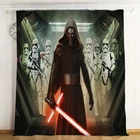 Светонепроницаемые шторы Likurb Star Warss Skywalker Stormtroopers с 3D принтом, одна панель для детей и взрослых, домашний декор для спальни