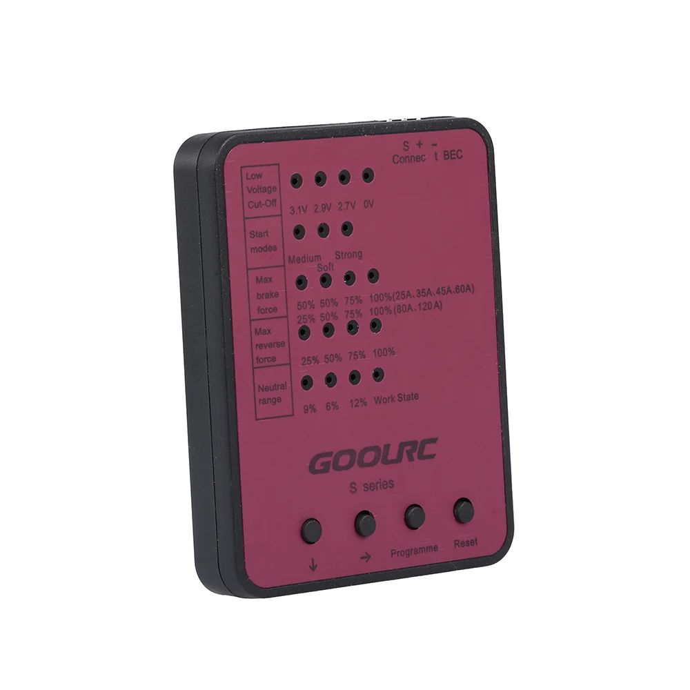 GoolRC S series 45A 120A RC автомобиль ESC программируемая карта радиоуправляемая модель