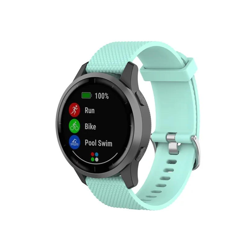 22 мм спортивный силиконовый ремешок для Garmin Vivoactive 4 Смарт-часы ремешок для Vivoactive 3 сменный Браслет аксессуары