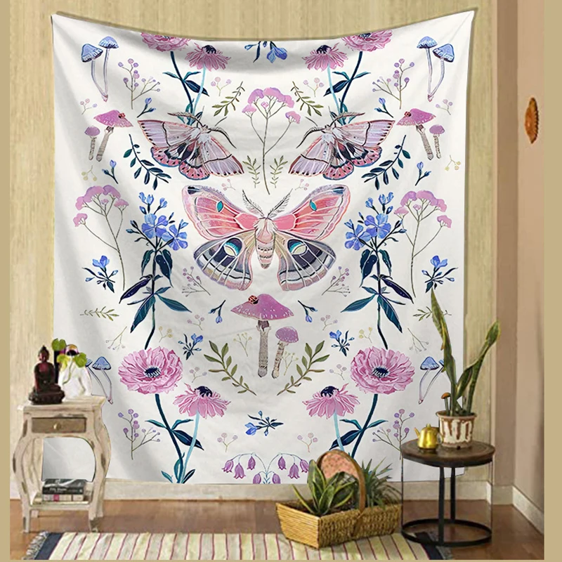 

moon wall hanging tapestry boho decor estanterias pared decoracion drop shipping tapis mural flower wall blanket