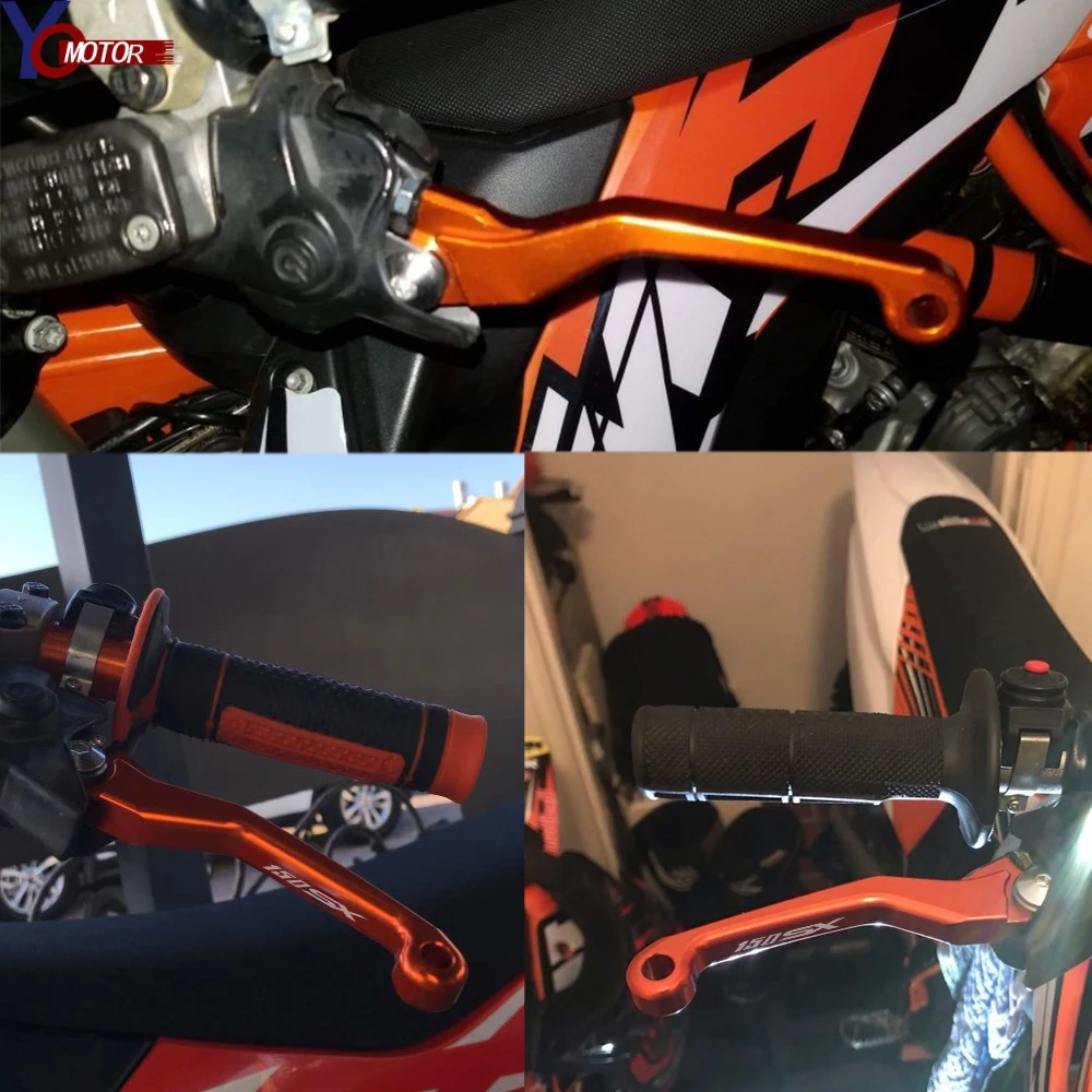 

Orange For 150SX 2009-2018 2017 2016 2015 150sx Motorcycle Motocross Folding Brake Clutch Levers Stainless Steel Accessories