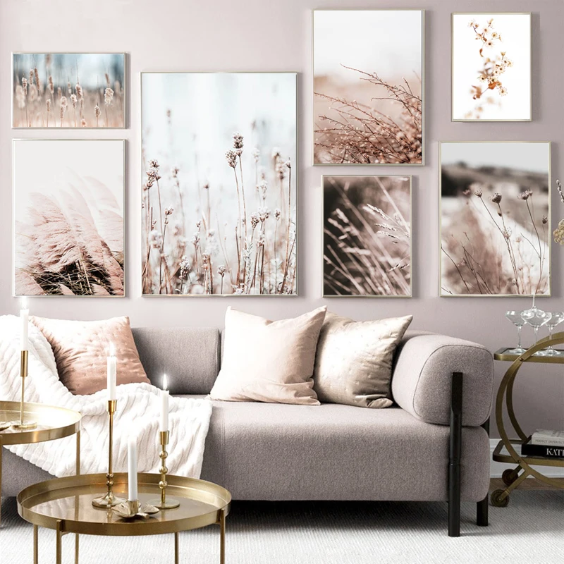 

Nature Landscape Canvas Poster Grass Print Scandinavian Decoration Nordic Wall Art Painting Decorative Picture Home Room Deco