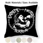 Чехол-наволочка из хлопка и льна с экстремальным шумом