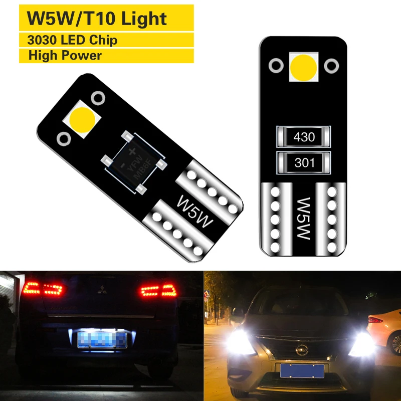 10 шт. W5W T10 светодиодные фонари 2825 168 автомобильная лампа авто для VW Beetle Passat B7 B6 B5 Golf