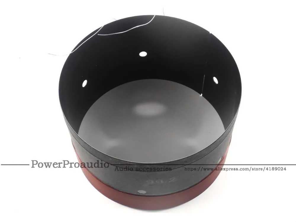 2 шт. 99 мм черная алюминиевая звуковая катушка для басов круглый провод из чистой
