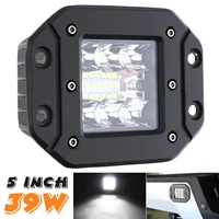 ultra bright 5 inch 39w 6000k 8640lm led light bar work light fog lamp fit for driving off road boat car tractor truck 4x4 suvs