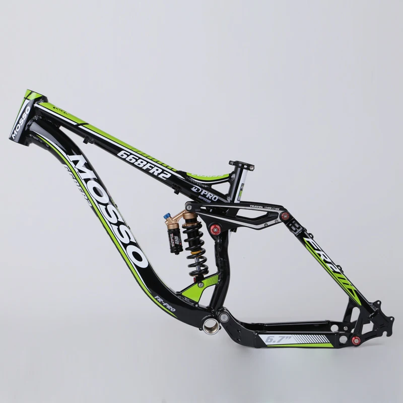 MOSSO 668FR2 горный велосипед рама из алюминиевого сплава полная подвеска 26