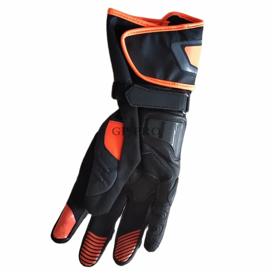 5 цветов Длинные мотоциклетные перчатки с прыжком прыжков из 100% натуральной кожи