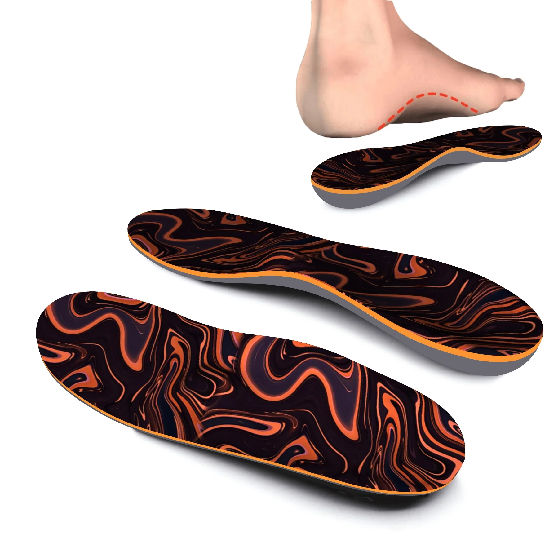 Foot Protection Insole Promote Blood Circulation Sports Arch For Pain Relief Gentleman Shoes | Обувь
