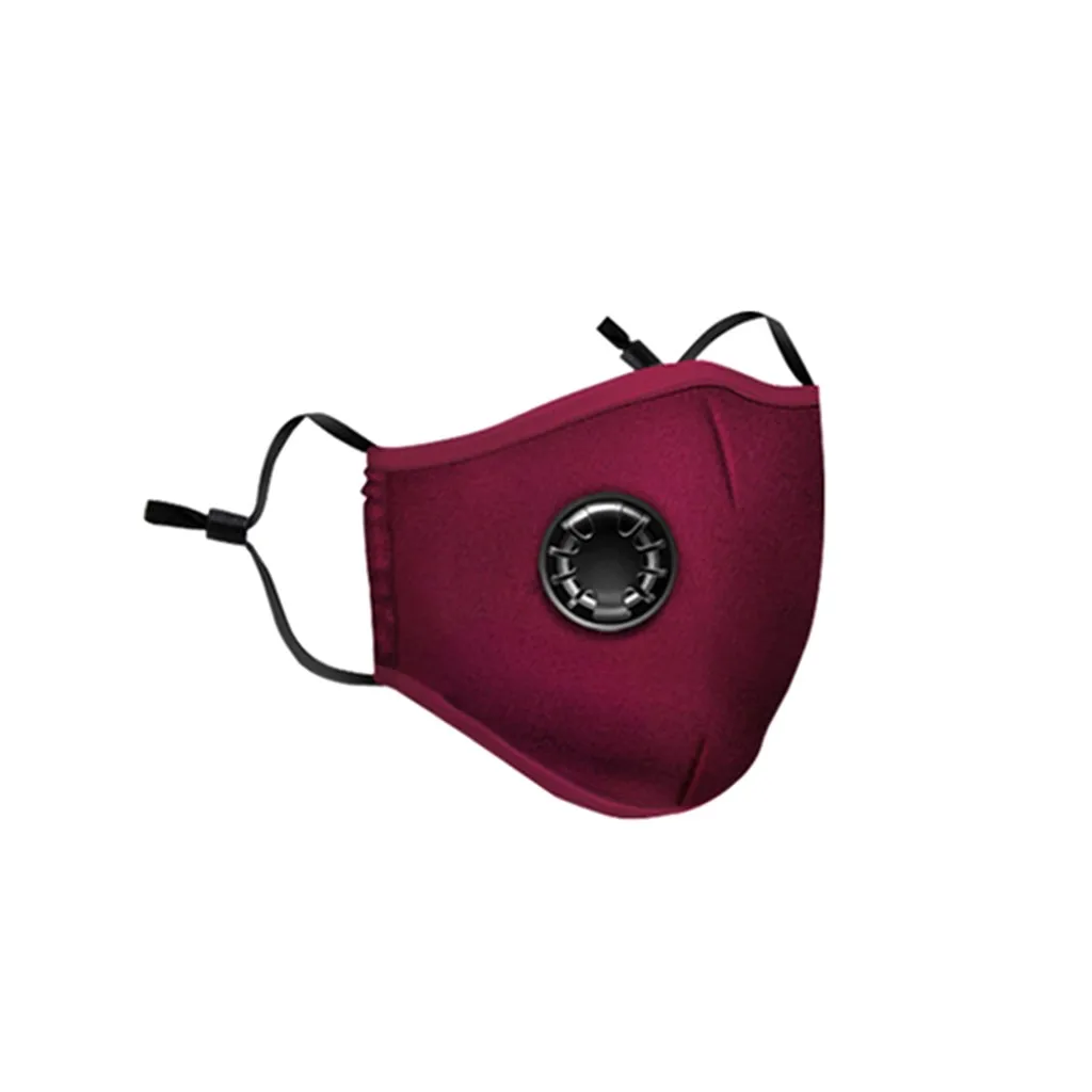 Хлопковая маска для лица с фильтром Pm2.5 очистки воздуха # H30 моющаяся Пылезащитная