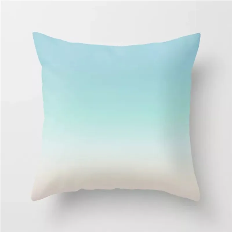 

Imixlot Nordic Style Pillow Case Simple Design Polyester Peachskin Sea Landscape Printed Pillow Cushion Cover Home Decor