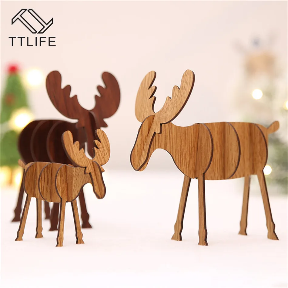 TTLIFE дерево Рождество Лось Олень украшения для рождественской елки Висячие