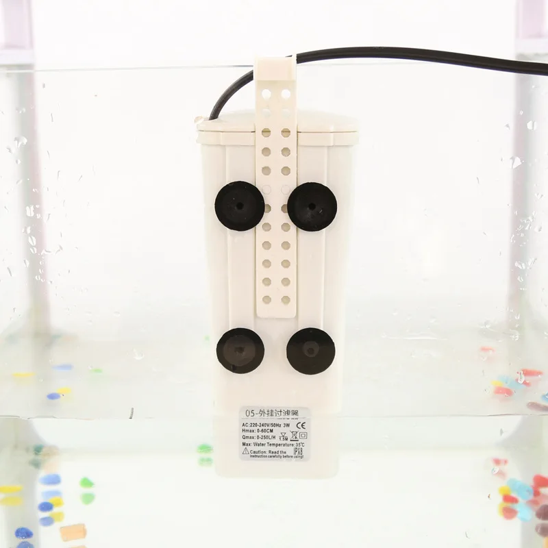 Водопадный аквариум Водяной кислородный насос для аквариума со встроенным