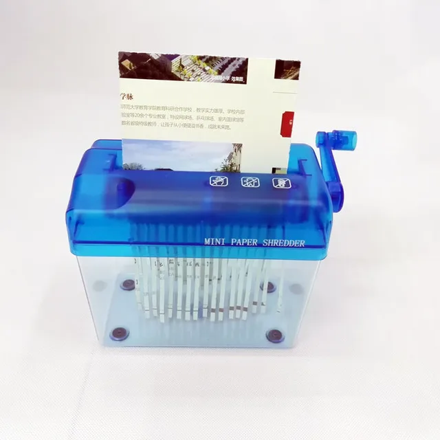 A6 Мини Ручной измельчитель дробилка Разрушитель бумаги документы ручной работы
