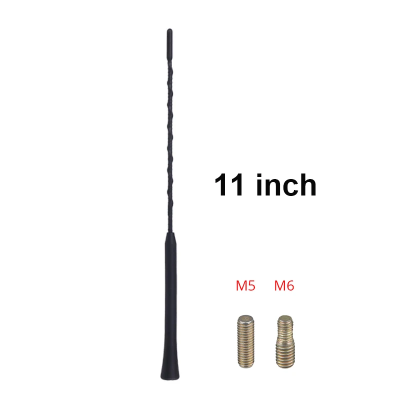 11 inch Для Dala общественных Тойота Пежо Мерседес БМВ " 11" 1" двойной провод авто радио антенна автомобильная универсальная антенна автомобильная мачта - Цвет: 11 inch
