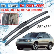 Для Lexus RX RX300 RX330 RX350 RX400h 2003 2004 2005 206 2007 2008 2009 XU30 Аксессуары лобовое стекло автомобиля стеклоочистителей щетки