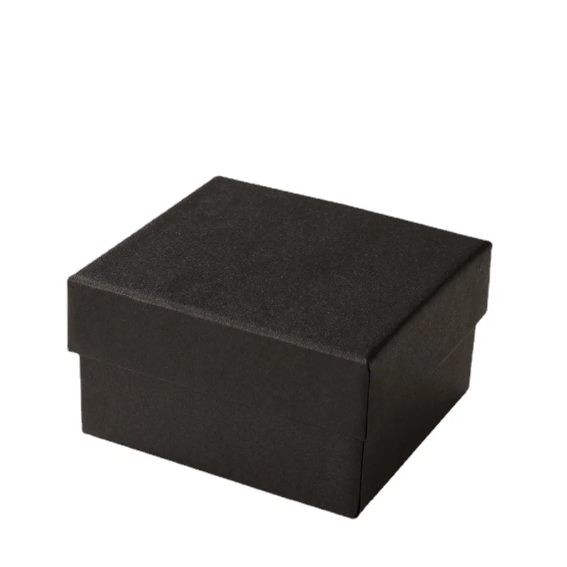 Engagement Ring For Earring Necklace Bracelet Display Gift Box Black Paper Box