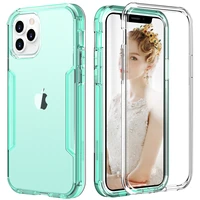 for iphone 12 pro max caseclearhard pcsoft silicone 3layers hybrid 360 degree full body protect popular for iphone 12 mini