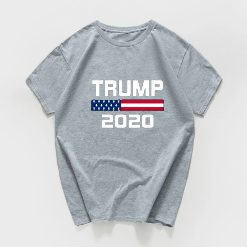 Новинка 2020 Забавные футболки с изображением Трампа женская уличная одежда из 100%