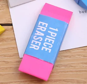 Фиолетовый 1 pcs Jelly Color Eraser Drawing Exam Eraser School Office Supply Pupil Prize Stationery Gift Cute Eraser Rewards Small Gifts - Цвет: Фиолетовый