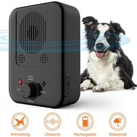 pet dog repeller automatic ultrasonic anti barking device dog training equipment dog anit barking training clicker pet supplies