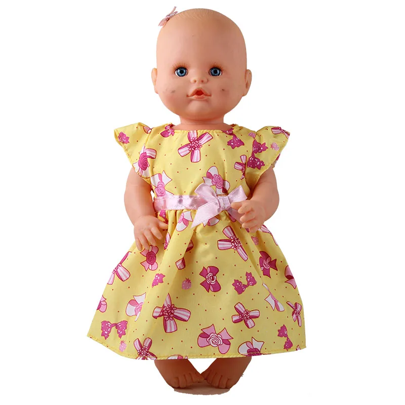 Кукольная одежда 12 видов стилей модные платья размер 33 35 см кукла Nenuco y su Hermanita
