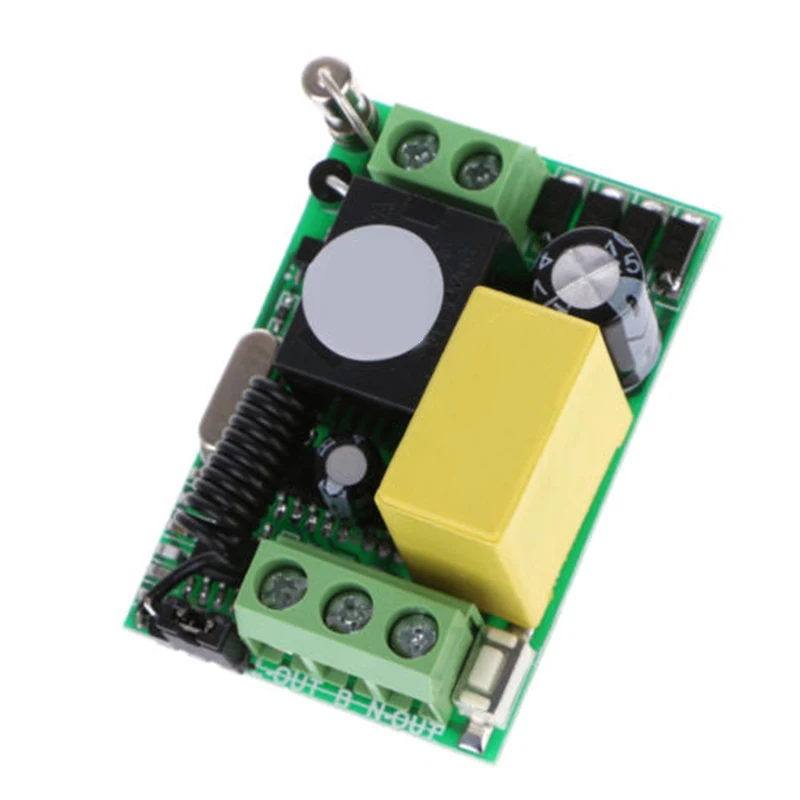 

AC220V Remote Controls RF Wireless Relay Switch Receiver With Transmitter 433MHz