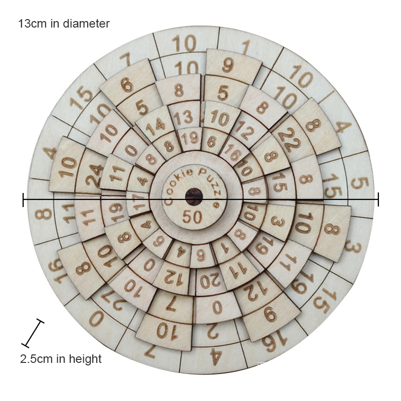 

Wooden Puzzle For Children Gift Wooden Jigsaw Puzzle Hell Difficulty High Difficulty Mathematical Brain Teasers Intelligence Toy
