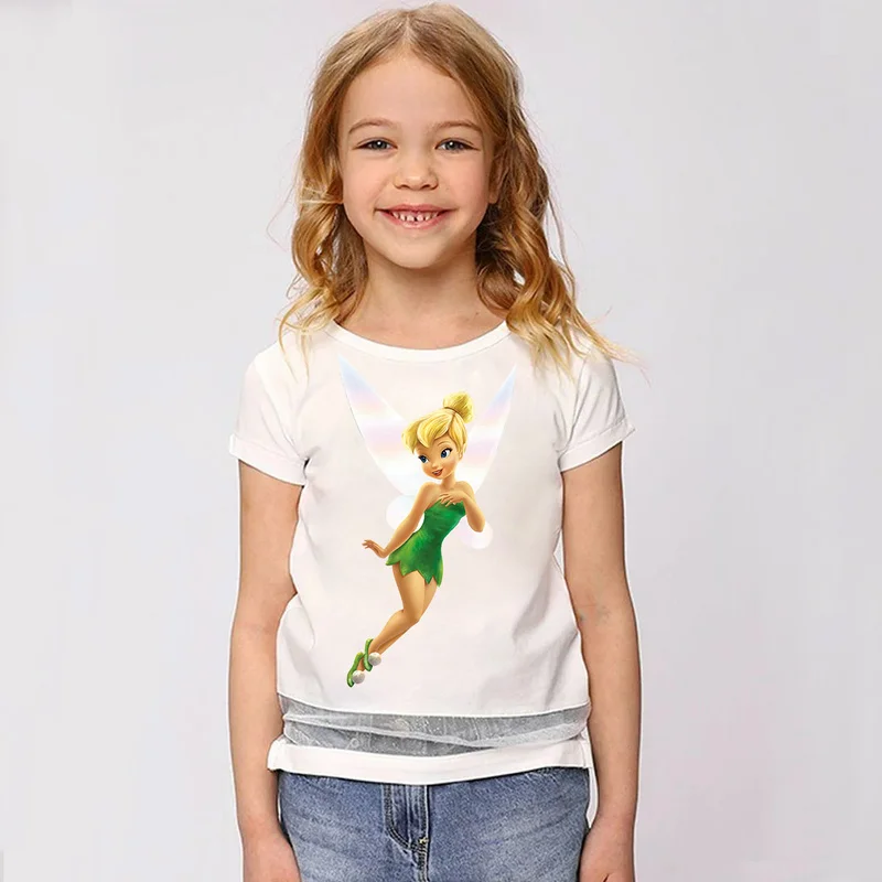 Tinker Bell плавкий патч DIY девушка утюжок теплопередачи наклейки футболки/толстовки