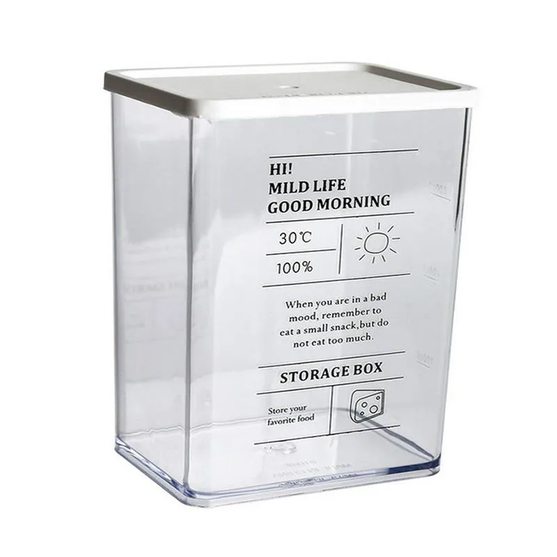 Прозрачная акриловая коробка для хранения высококачественный пищевой порошок