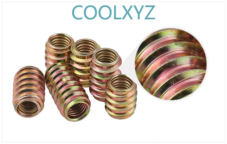 M6M8M10 плюс твердый Железный пояс внутри и снаружи зубная гайка без предварительно