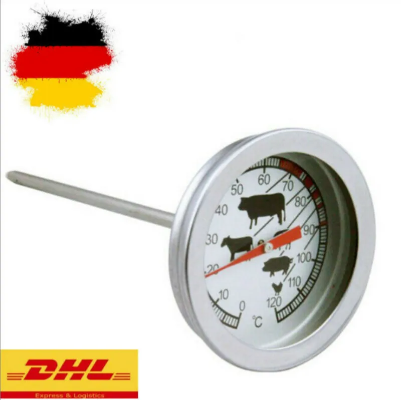 Модный термометр для барбекю флисовый гриля стейка коптильни | Дом и сад