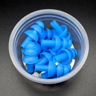 10 штук Вилки звукоизоляция Водонепроницаемый Силиконовая защита ушей ухо Вилки анти-Шум спальный разъем для путешествия Шум сокращения