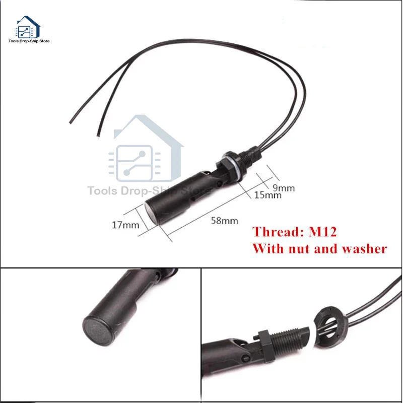 Горизонтальный Поплавковый Сенсор переключатель боковое Крепление датчик