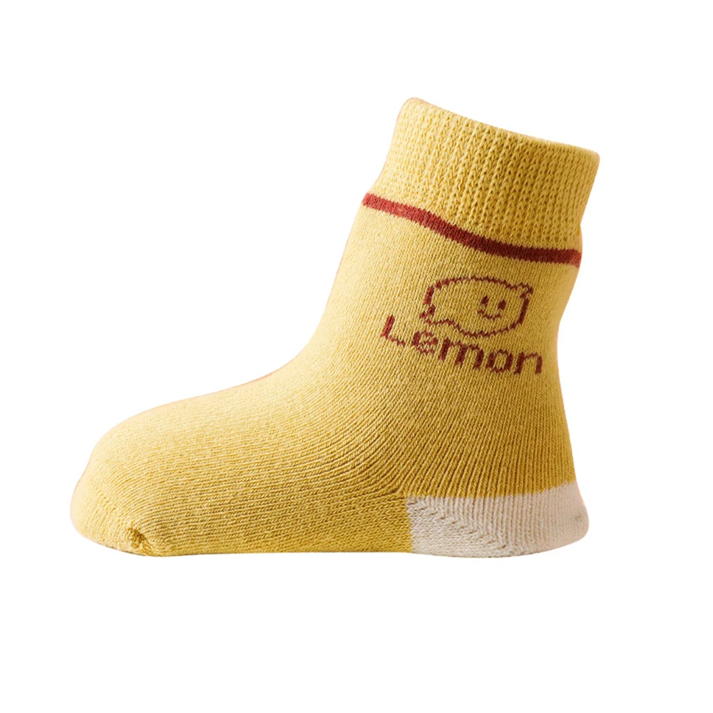 

Wool Ring Thickened Baby Socks Autumn and Winter New Cartoon Letter Color Children's Socks Korean Edition Newborn Baby Socks Leg
