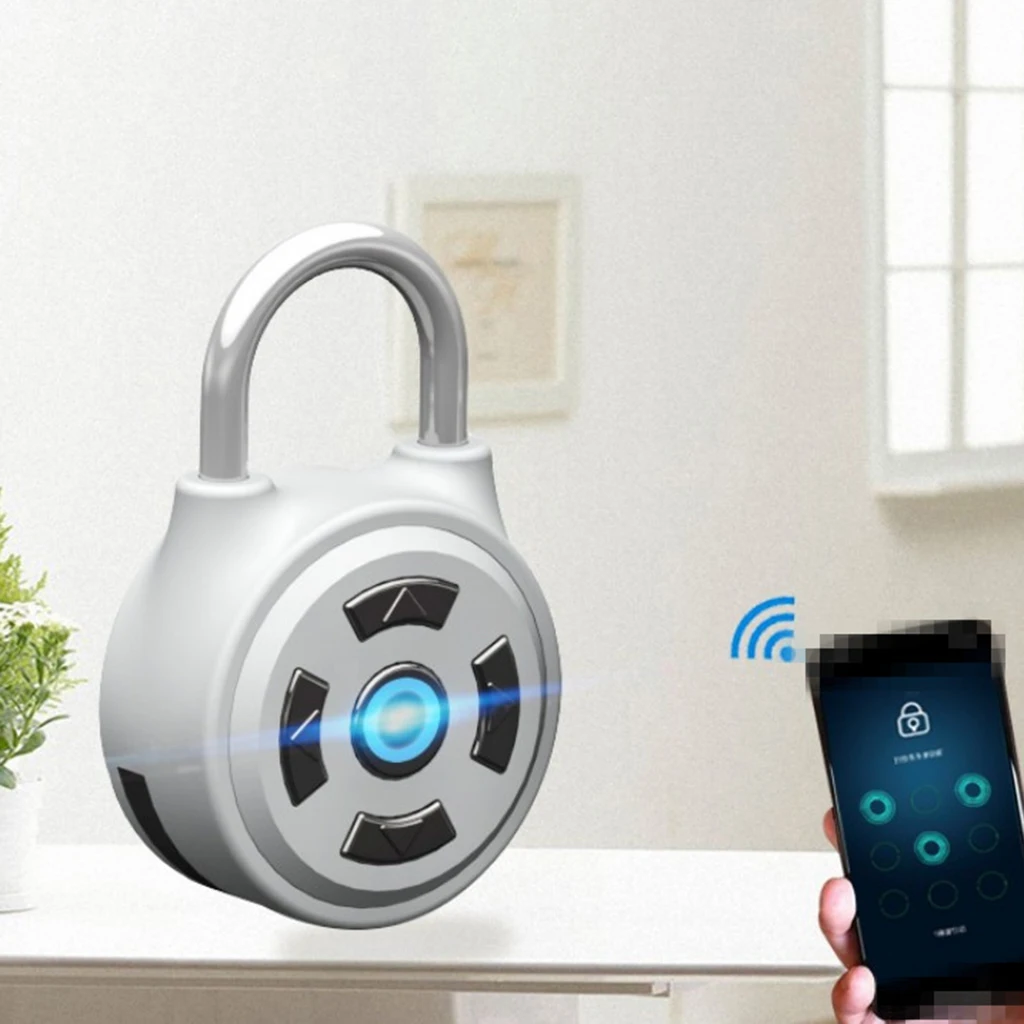 

Портативный смарт-замок с кодом, приложение, беспроводной Bluetooth-замок для управления велосипедом, мотоциклом, автомобилем, перезаряжаемым з...