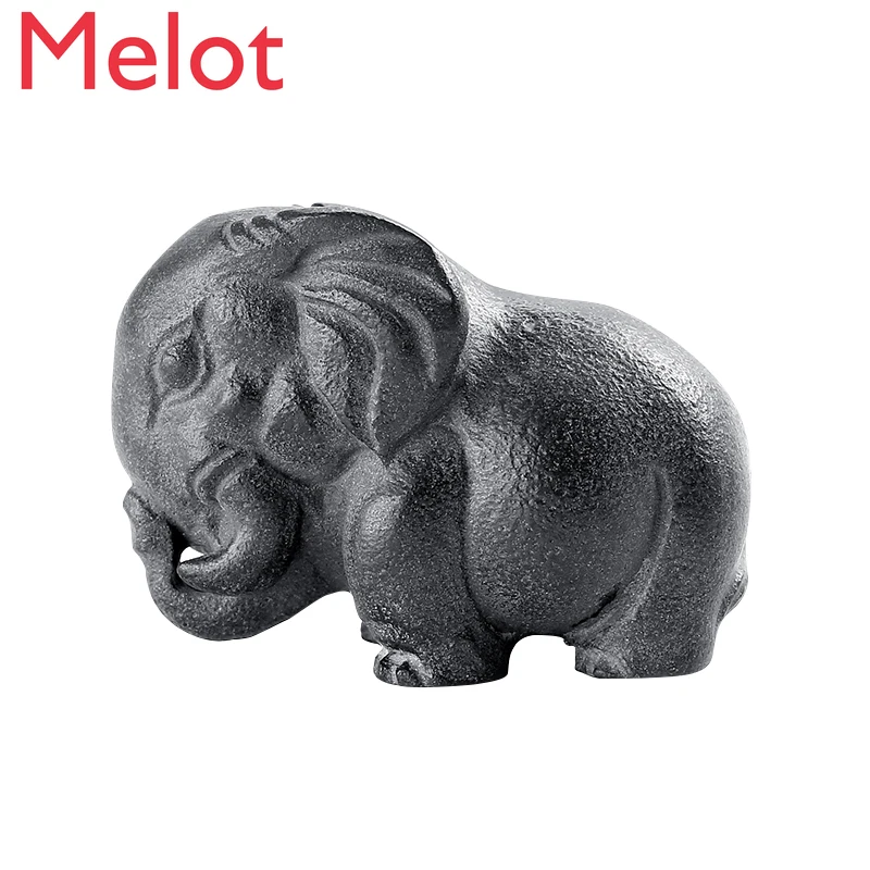 

Elephant Stone Tea Pet Supportable Color Changing Boutique Tea Tray Ornament Tea Table Fortune Tea Ceremony Zen Tea Set Jewelry