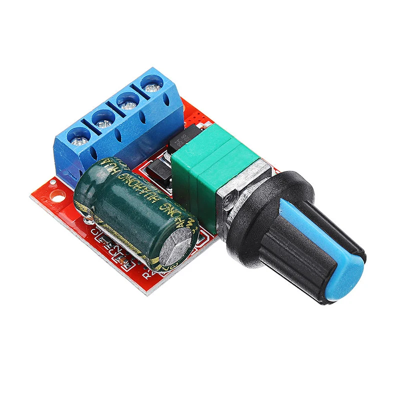 Мини DC-DC мотором 12В Скорость Управление; модуль 5A 90W PWM 4,5 V-35 V DC Регулируемый Скорость контроль регулятора переключатель регулятора 24V