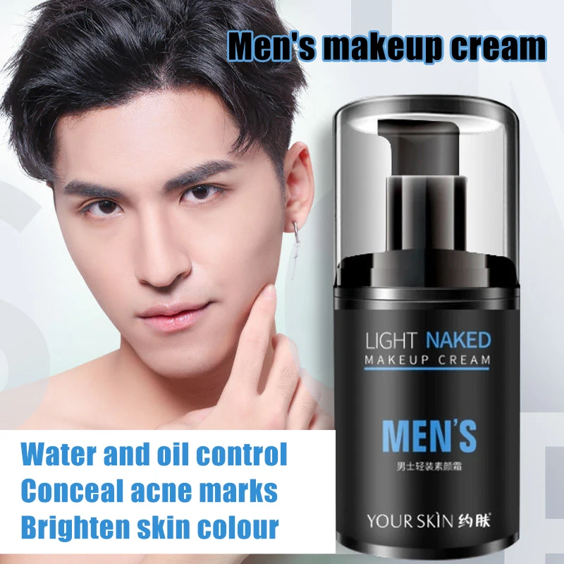 

Men Pore Primer Face Tone-up Cream Brighten Skin Cosmetic Oil Control Moisturizing ASD88