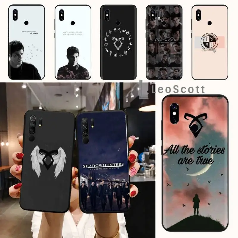 

Shadowhunters TV series Phone Case For Xiaomi Redmi note 7 8 9 11 t s 10 A pro lite funda shell coque cover