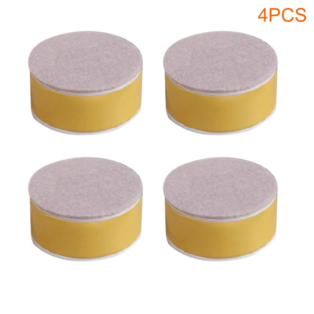 

4pcs Anti Scratch Increase Height Non Slip Round Furniture Feet Pads Easy Install Self Adhesives Carbon Steel Bed Breakfast Bar