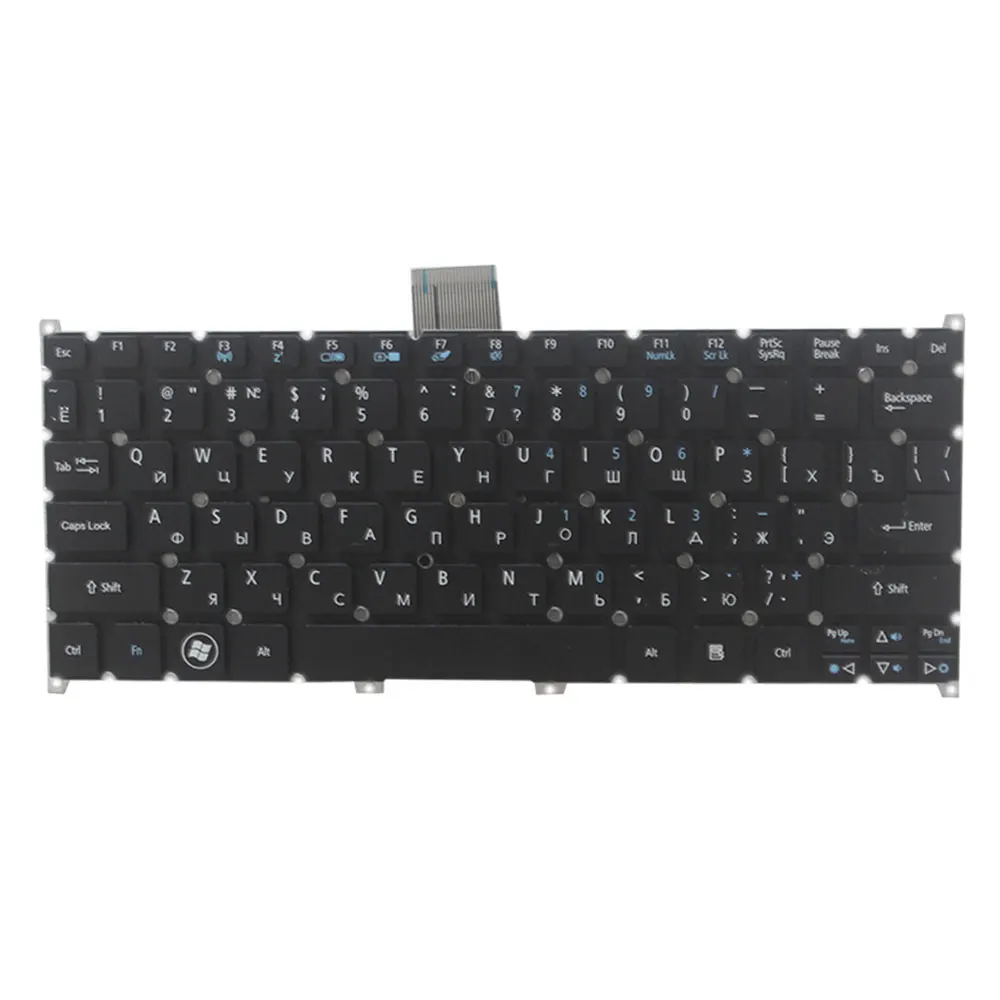 Новая русская клавиатура для ноутбука Acer Aspire S3 S3-331 S3-391 S5 S3-951 MS2346 MS2377 Q1VZC |