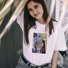 Женская футболка с принтом Саске учихи, летняя модная футболка в стиле хип-хоп с японским аниме, Повседневная футболка с коротким рукавом, топы