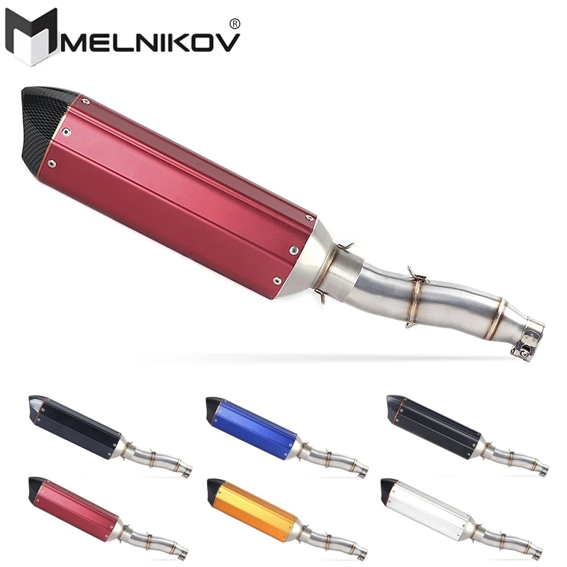 Полная выхлопная система выхлопного глушителя Slip On для мотоцикла YAMAHA Tricker XG250 XT250 XG XT 250 CC с адаптером средней трубы.