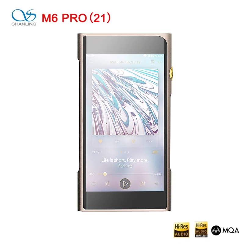 

Музыкальный плеер SHANLING M6 Pro 21, MP3, Android, Hi-Fi, аудио, MQA, Двойной ЦАП ES9068AS, DSD256, Bluetooth, DAP, 2,5 мм/3,5 мм/4,4 мм