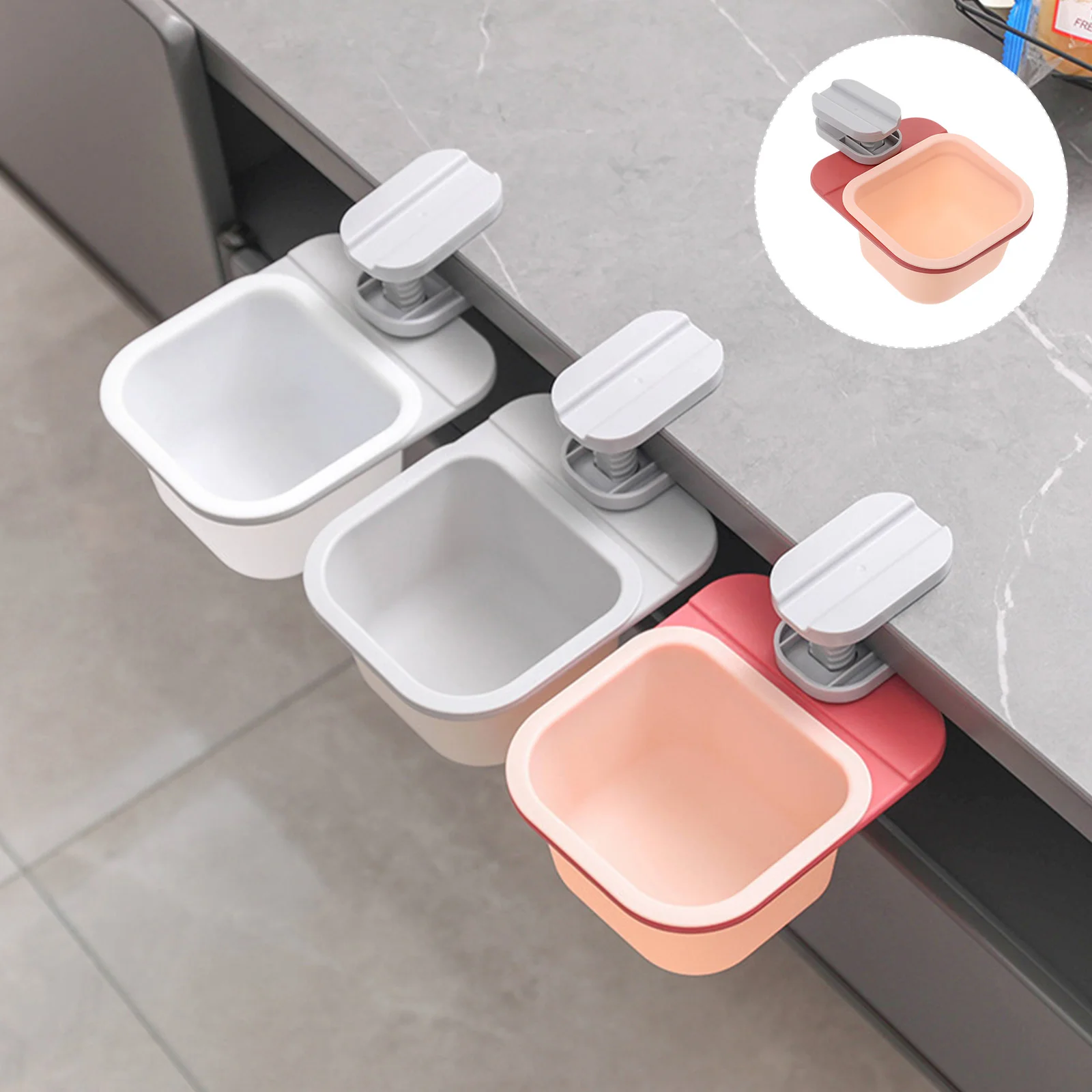 

1Pc Bedroom Dorm Convenient Rotation Trash Can Sundry Storage Holder Decor